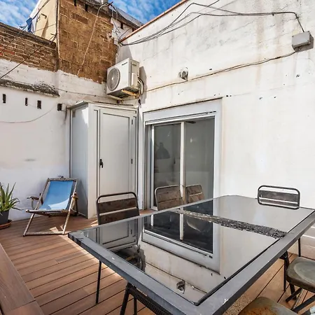 Apartment Bliss 1br Haven W Terrace In Gracia Barcelona